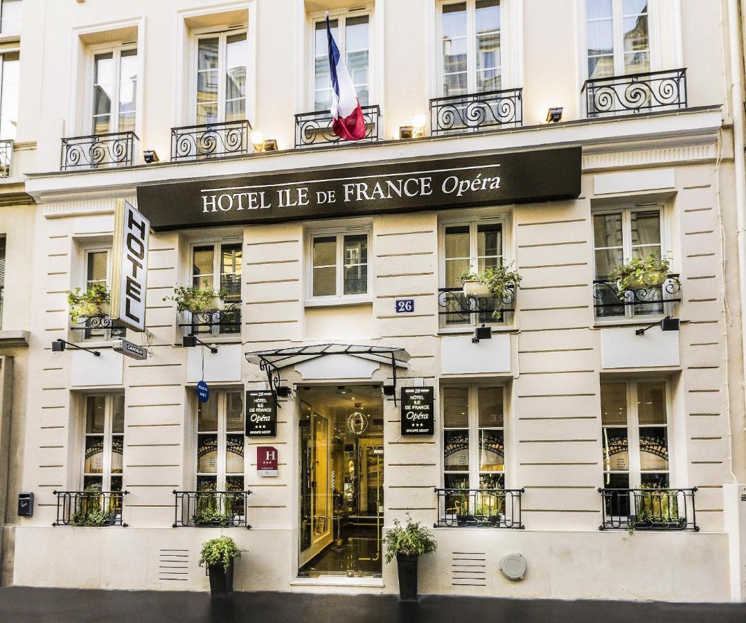 Hotel Ile De France Opera Paris Bagian luar foto
